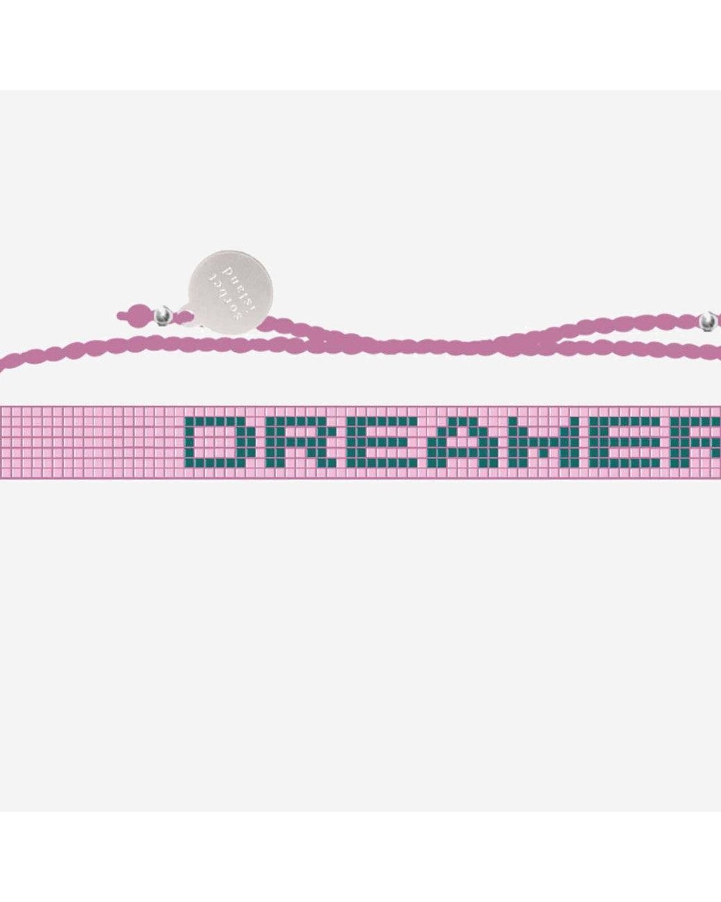 Sorbet Island Pink Light Dreamer Glass Bead Bracelet