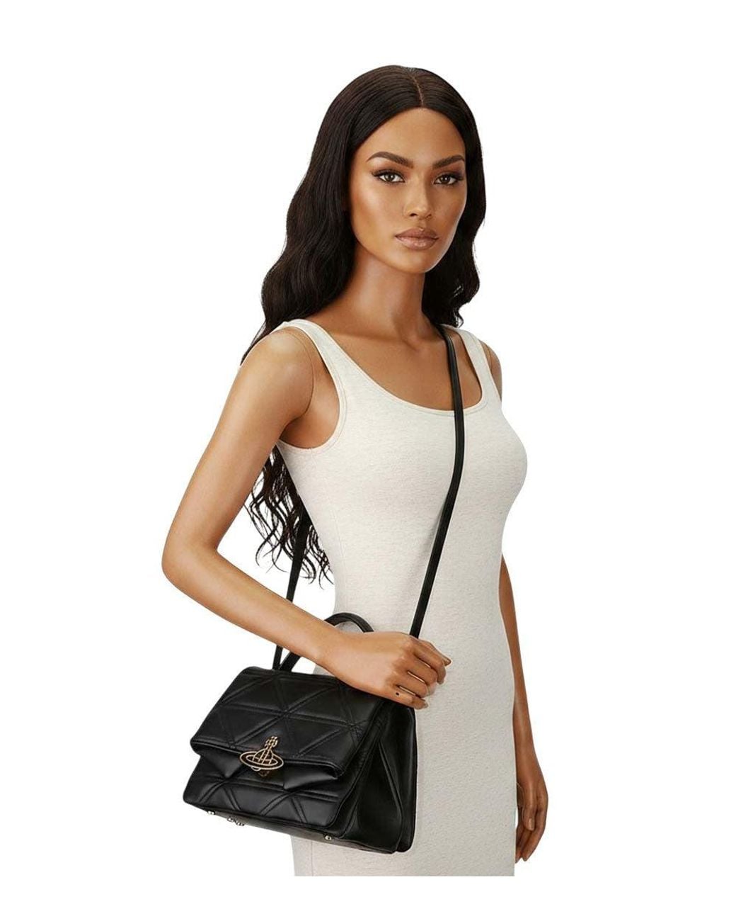 Vivienne Westwood Black Sibyl Small Satchel