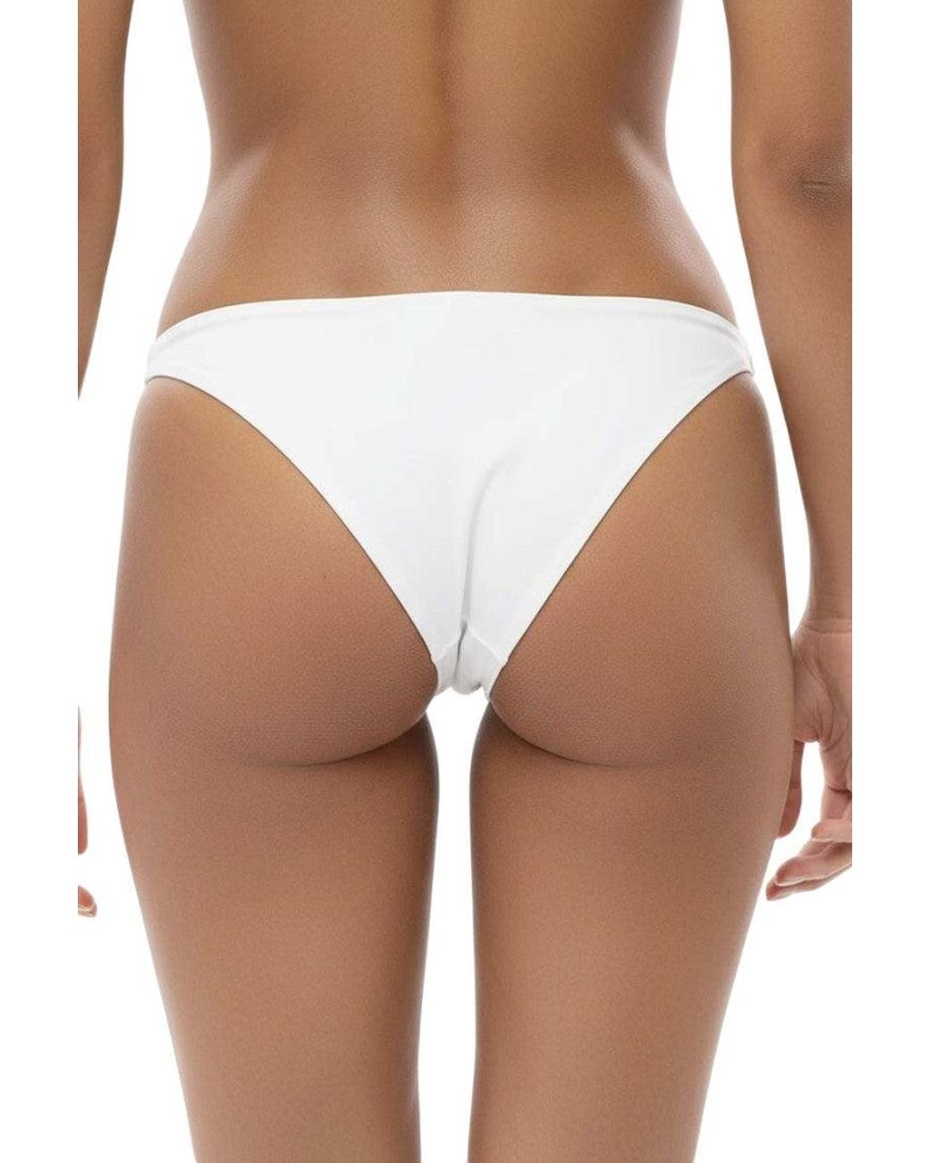 DSquared² White Bikini Bottom Swimwear
