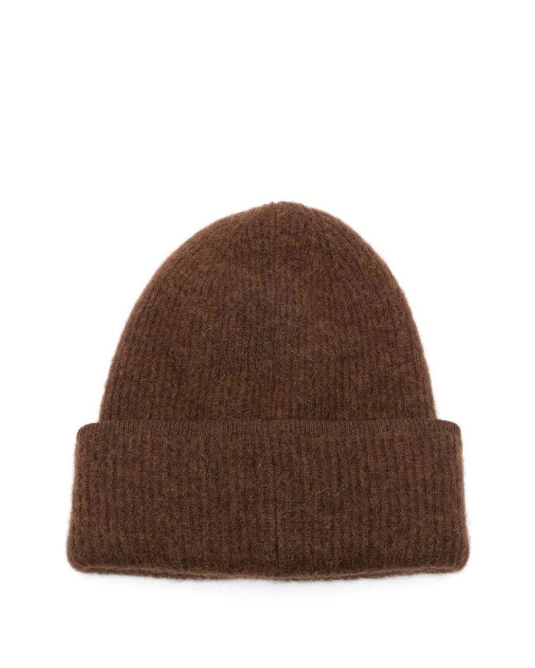 Jacquemus Brown Logo Beanie Cap