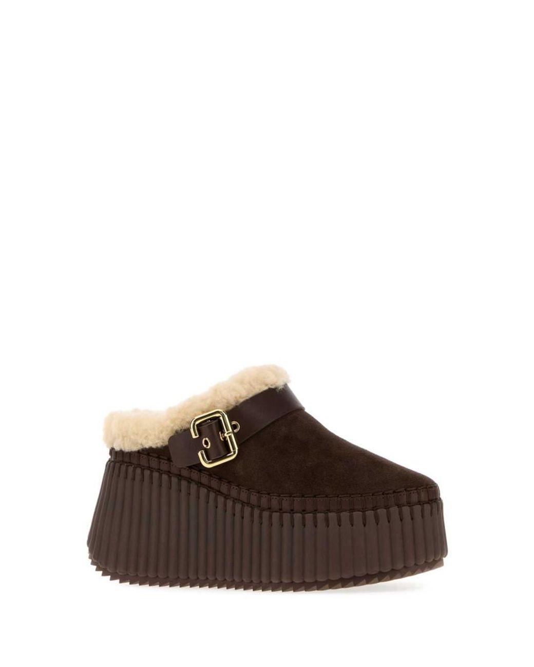Chloé Brown Mules