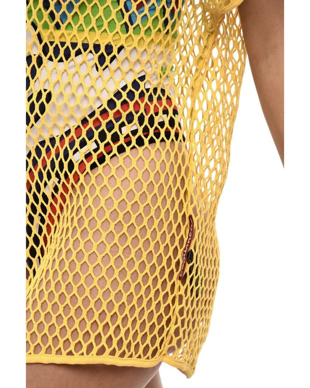 DSquared² Yellow Solid Swimwear