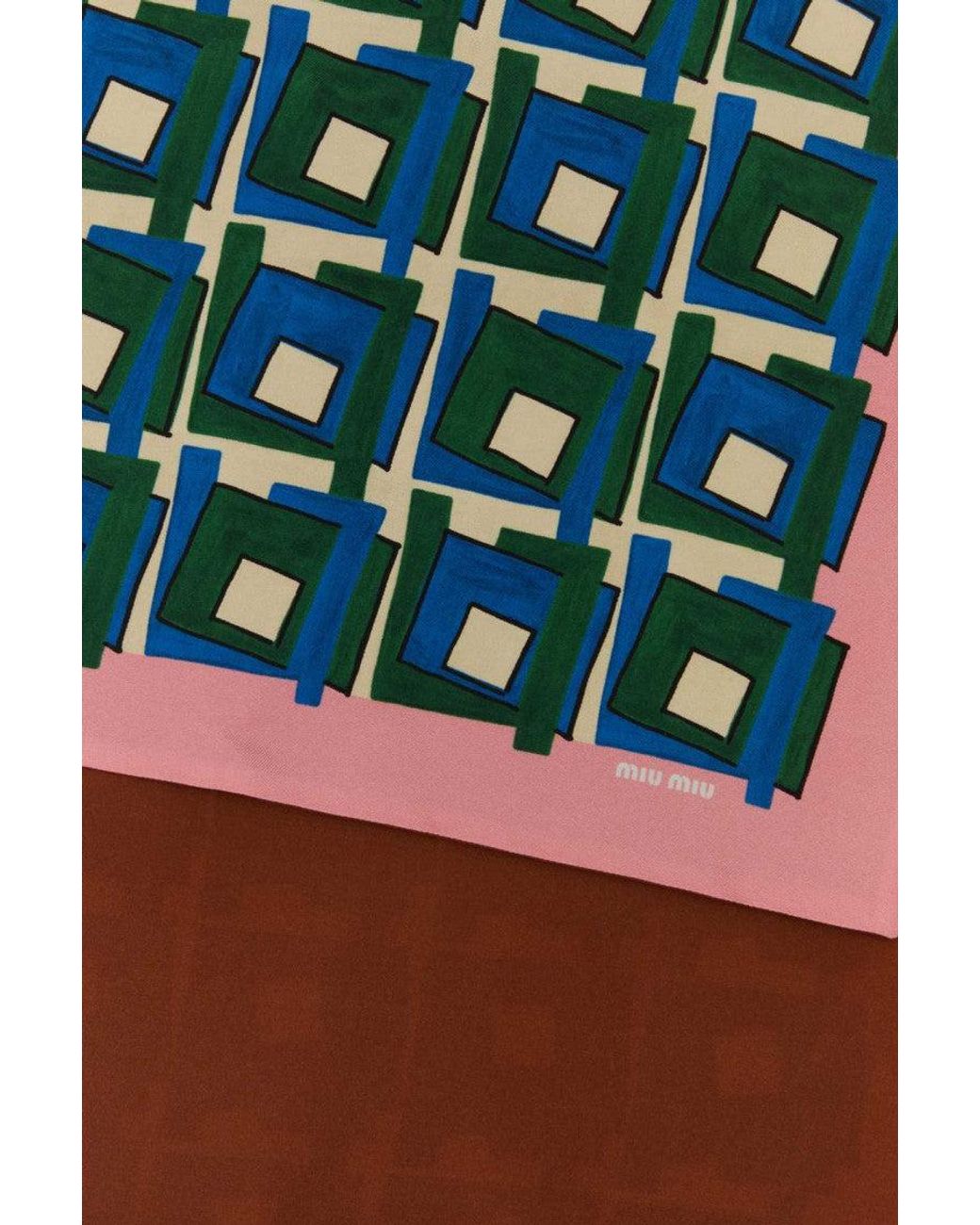Miu Miu Multicolor Foulard