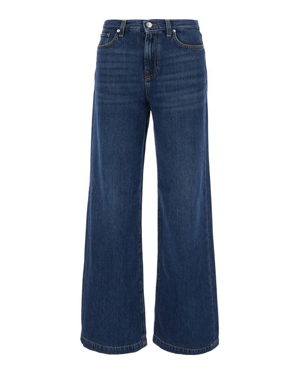 Roy Rogers Blue Dark Regular High Rise Jeans