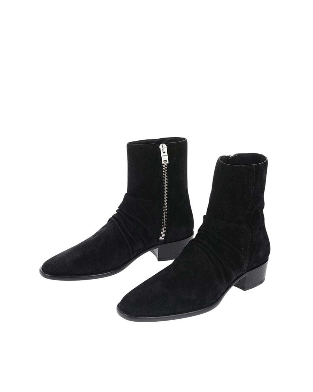Amiri Black Suede Chelsea Boots for men