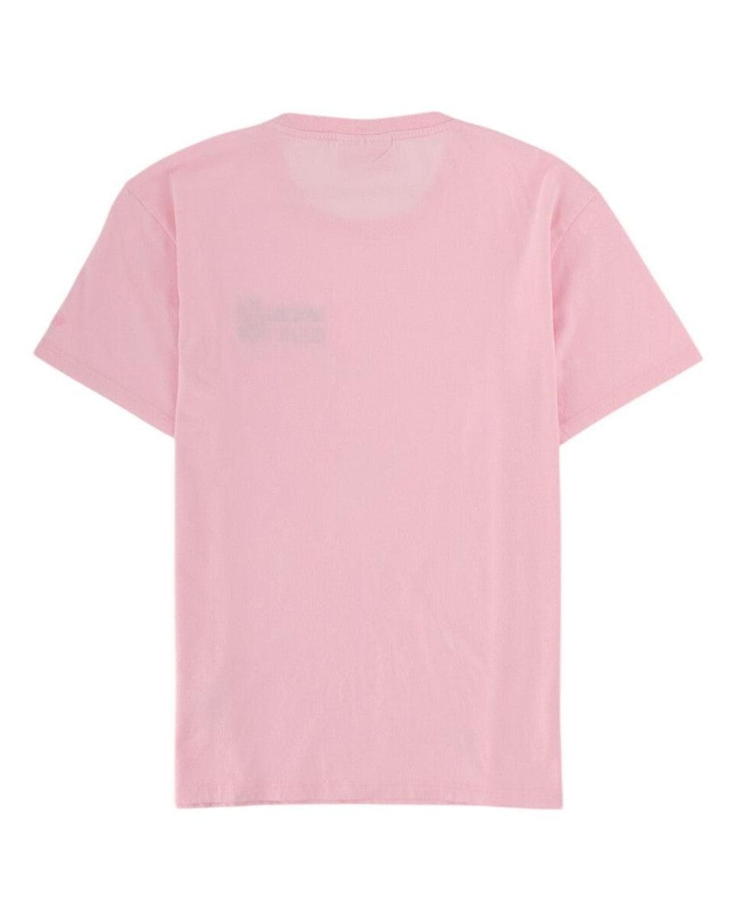 Mc2 Saint Barth Pink Graphic Crew Neck T-Shirt