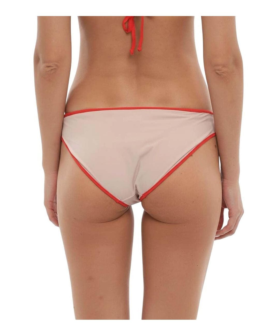DIESEL Pink Logo Bikini Bottom Swimwear