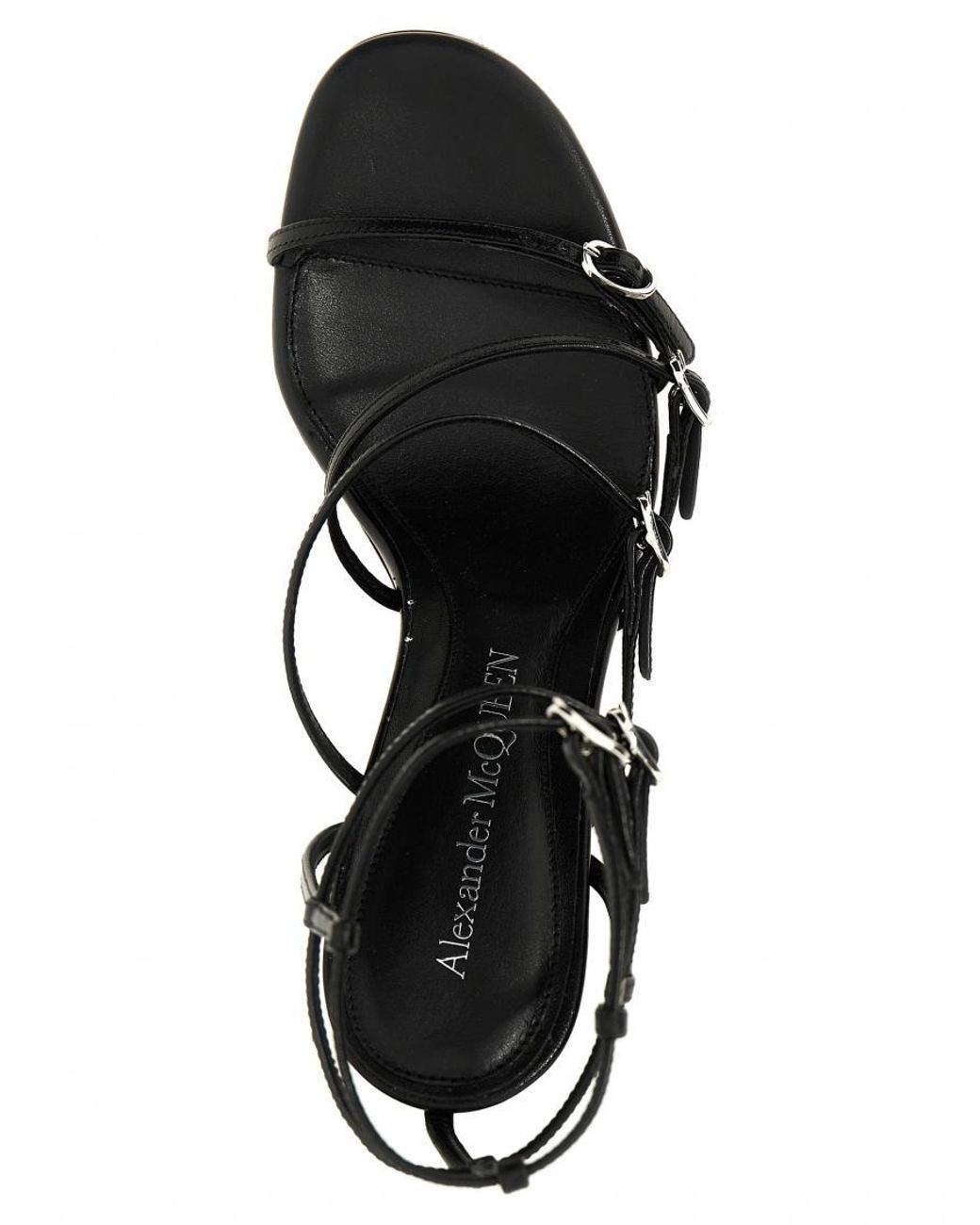 McQueen Black Sandals