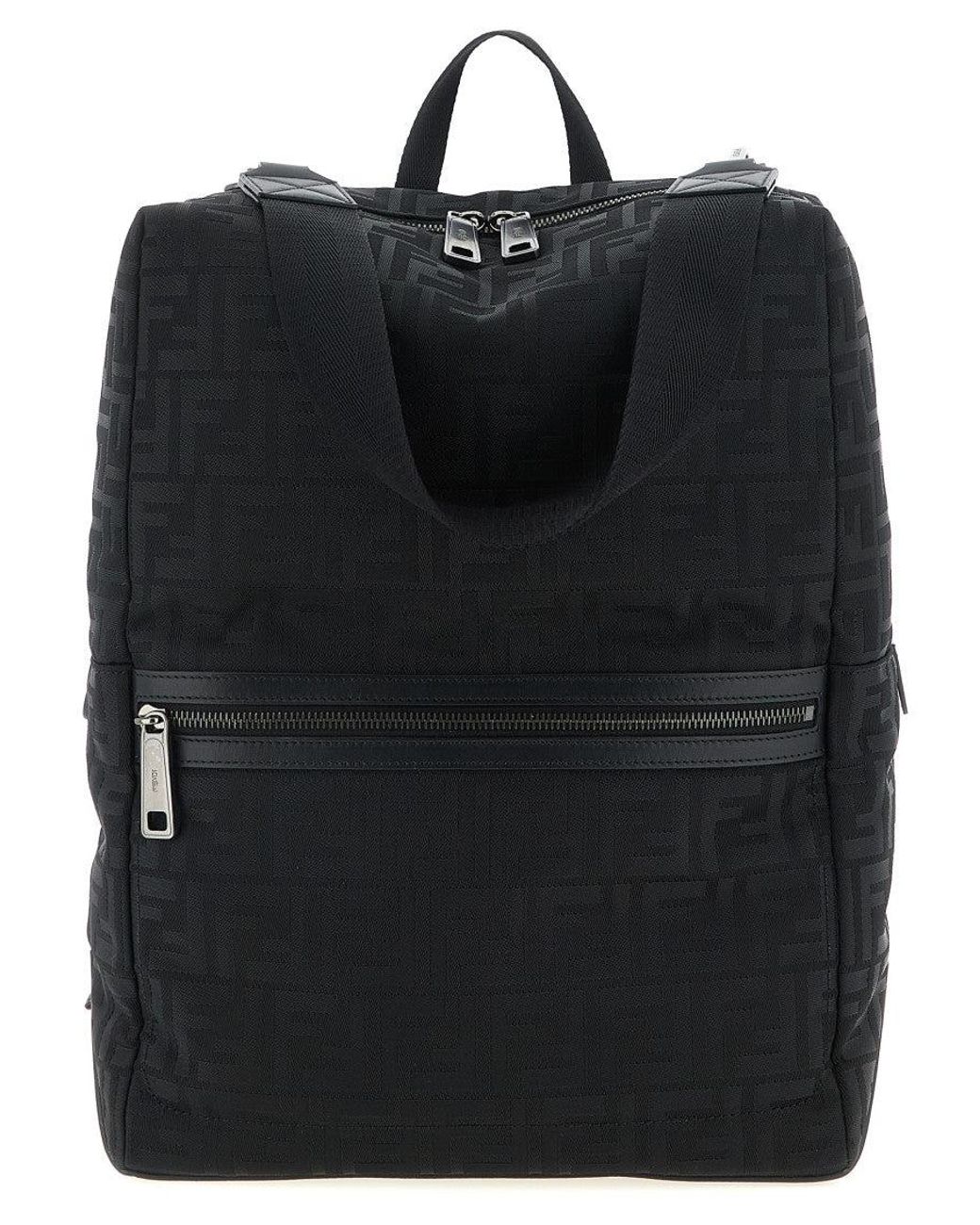 Fendi Black Lui Large Backpack for men