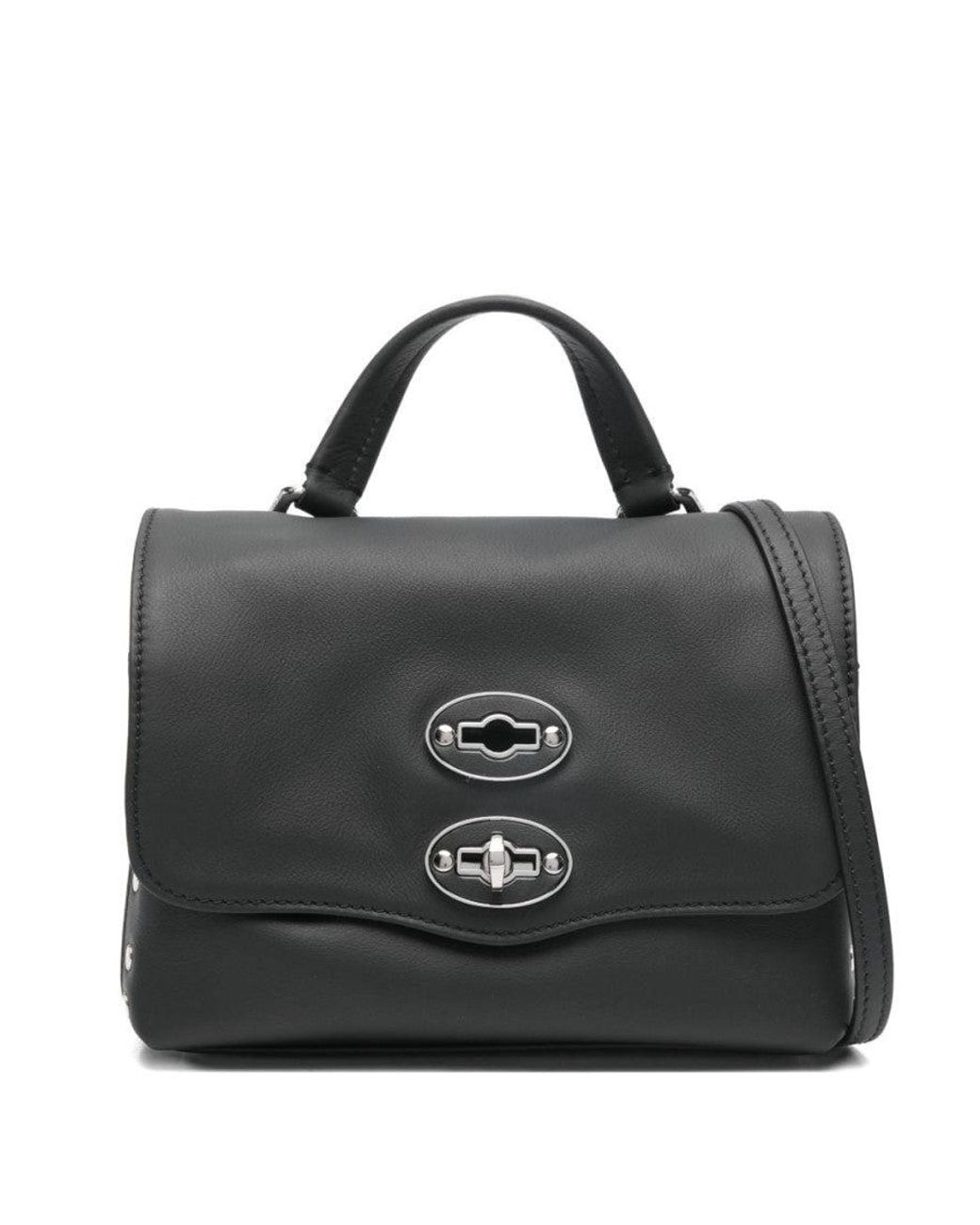 Zanellato Black Postina Mini Satchel