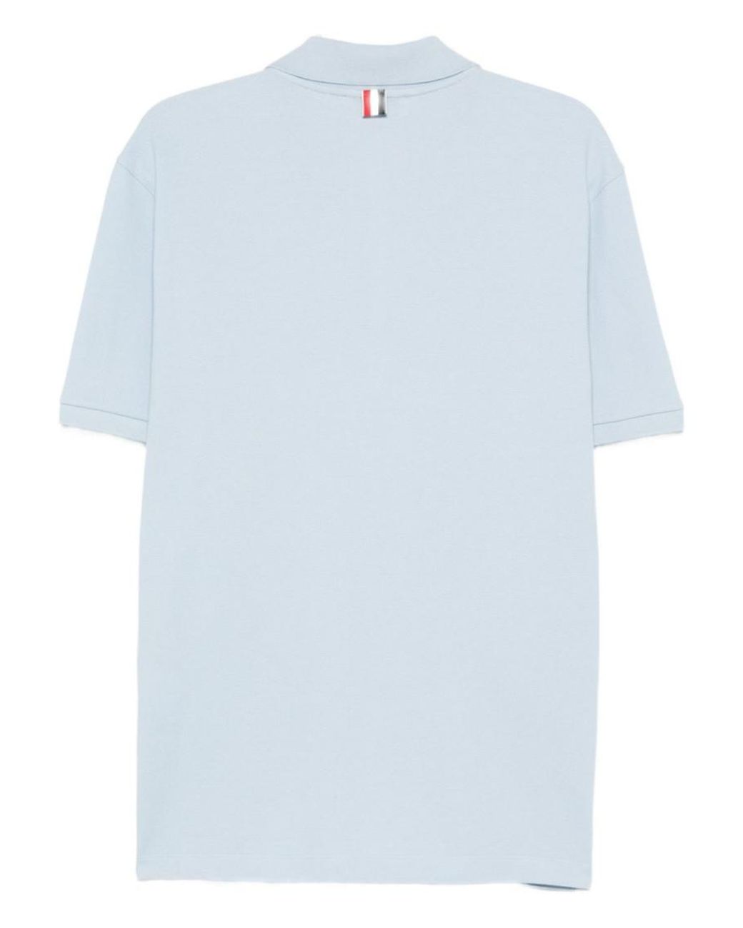Thom Browne White Solid Polo for men