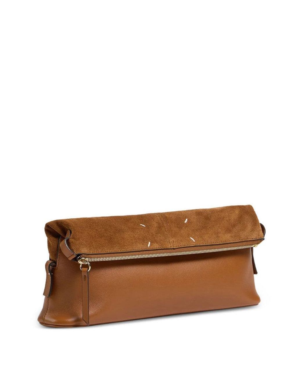 Maison Margiela Brown Cognac 5Ac Soft Large Shoulder Bag