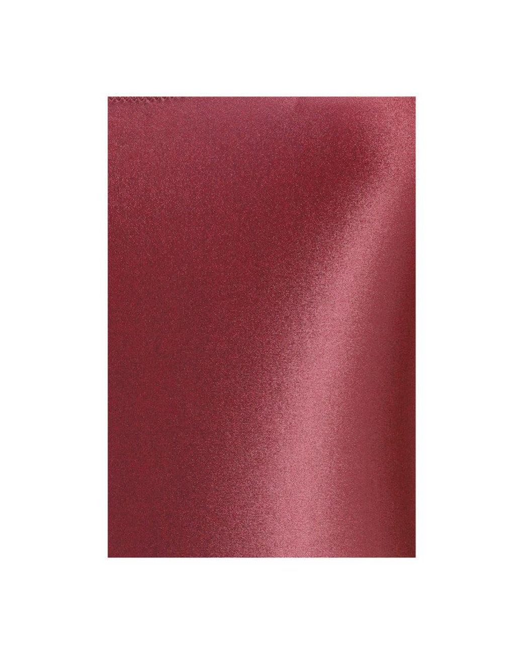Kristina Ti Red Burgundy Solid Swimwear