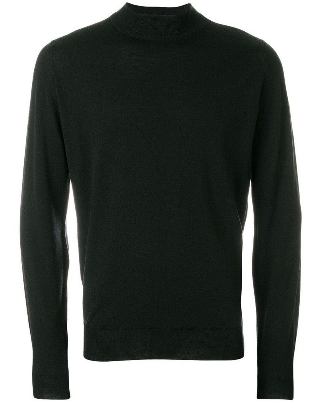 John Smedley Black Maglia Sweaters for men