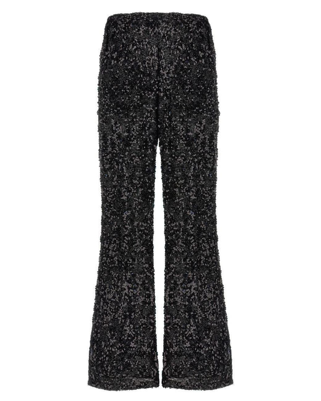 Le twins Black Flared Leg Pant