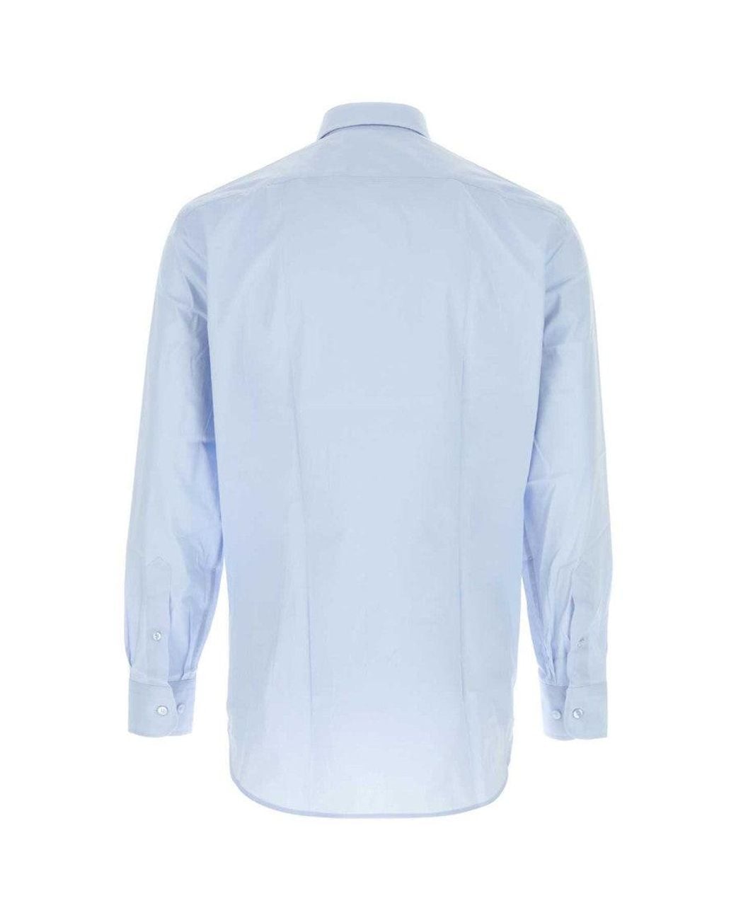 Etro Blue Light Regular Shirt for men
