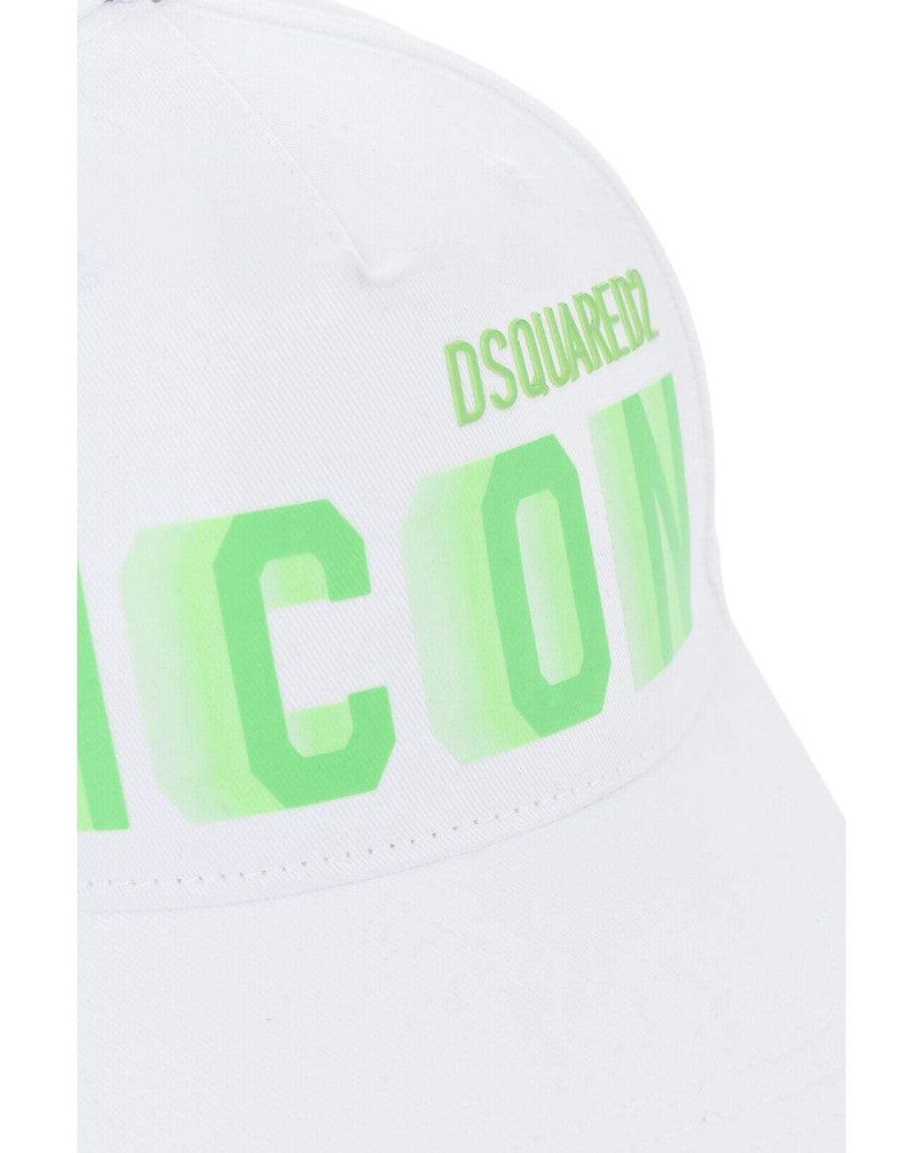 DSquared² Green Logo Baseball Cap for men