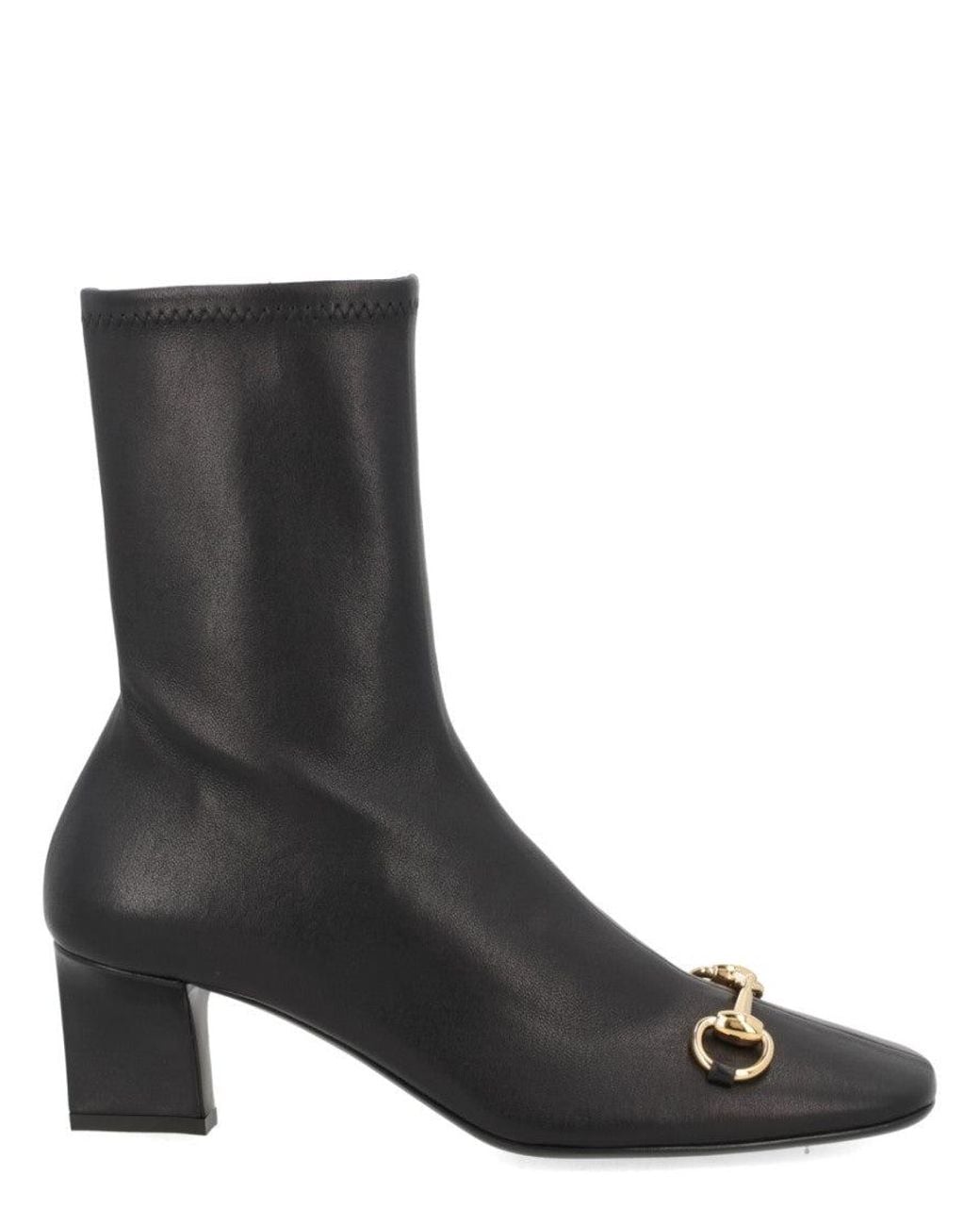 Gucci Black Solid Signora Boots