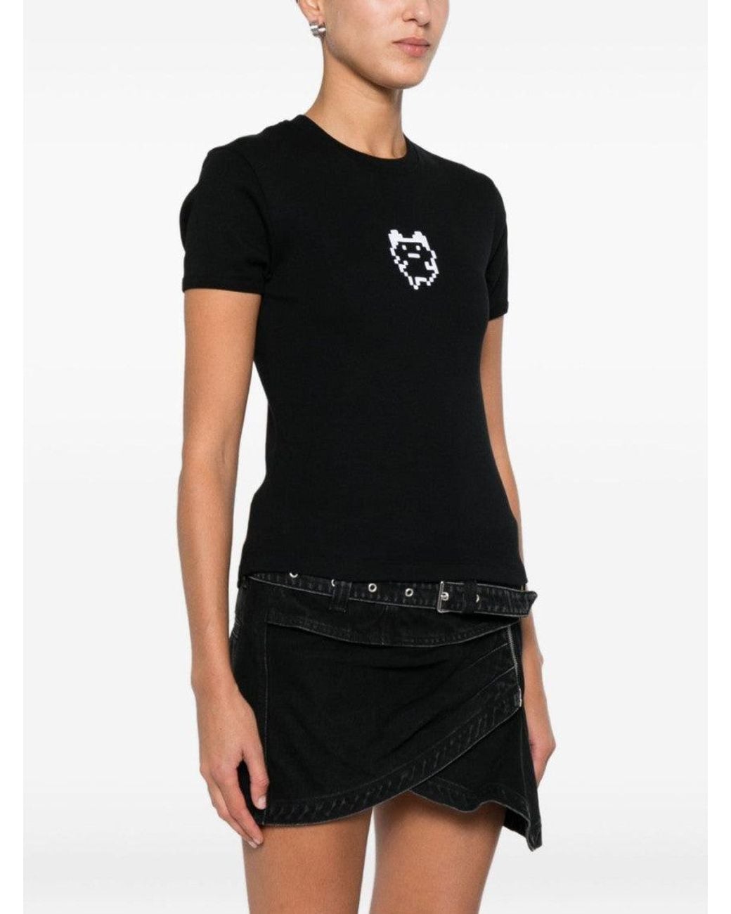 Coperni Black Cotton T-Shirt