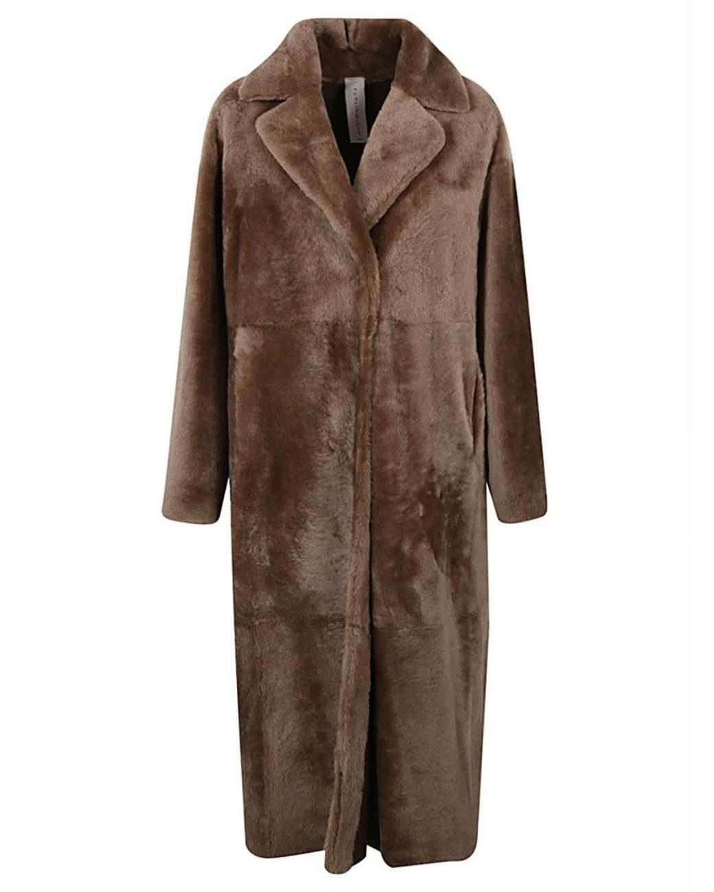 FURLING BY GIANI Brown Long Coat