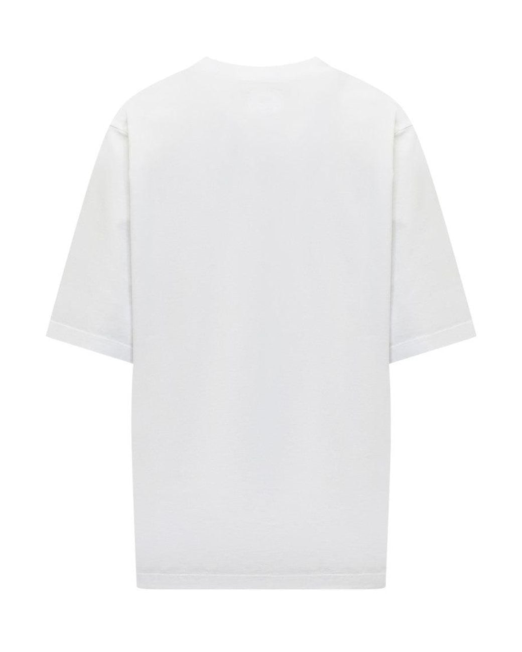 DSquared² White Logo Crew Neck T-Shirt