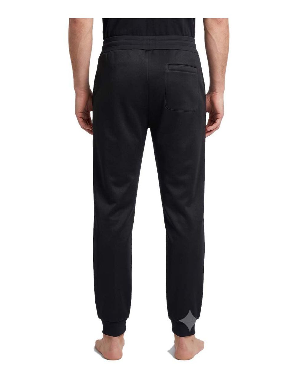 Versace Black Regular Track Pants for men