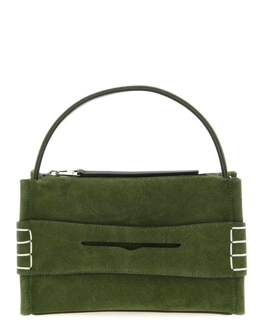J.W. Anderson Green Loafer Small Satchel