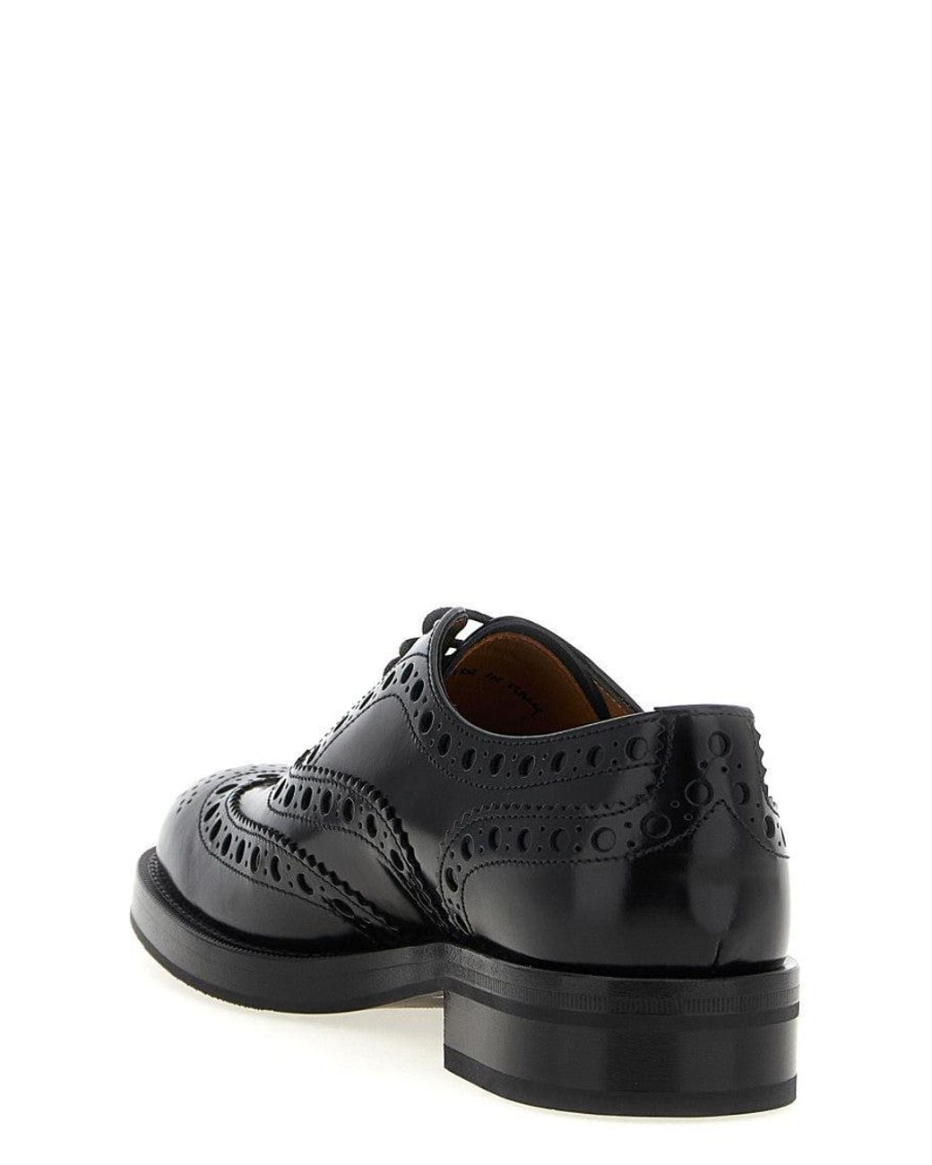 Church's Black Leather Lace Up Shoes