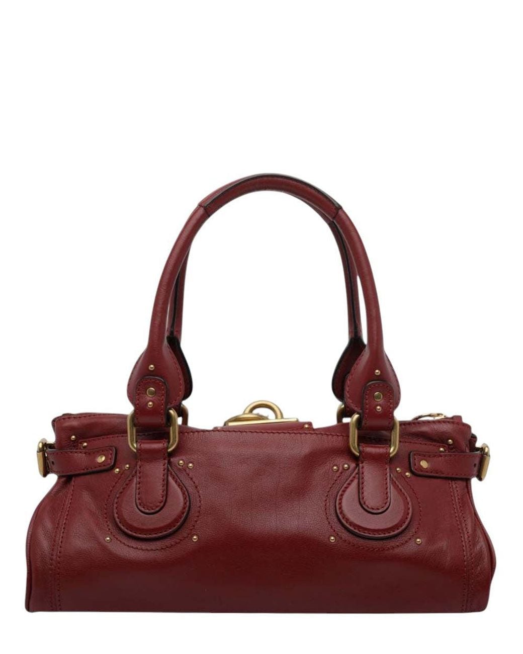 Chloé Red Paddington Large Shoulder Bag