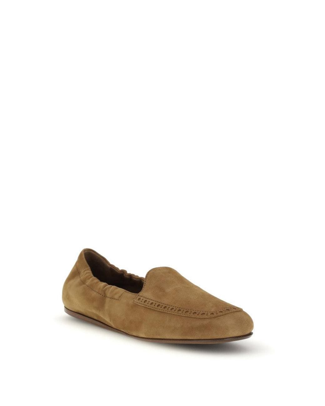 Church's White Suede Loafers