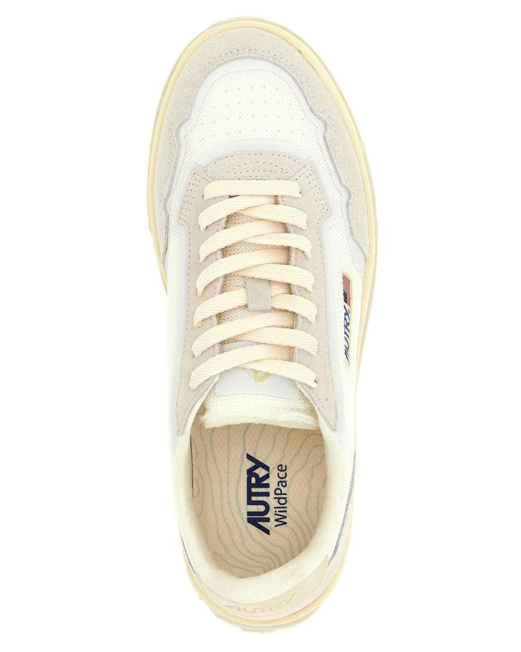Autry White Solid Sneakers for men