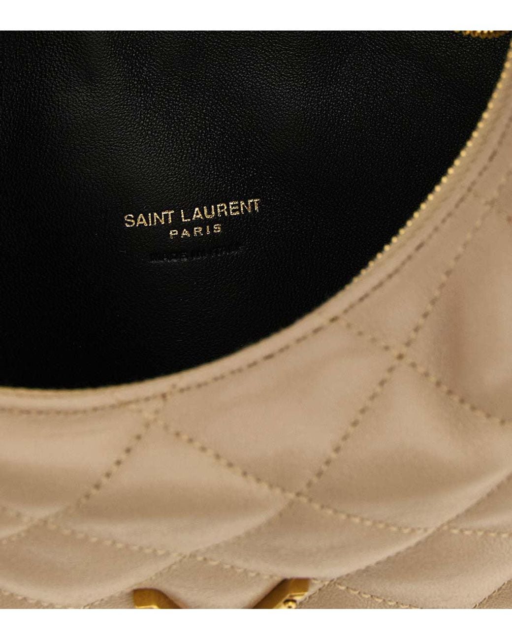Saint Laurent Natural Icarino Small Hobo