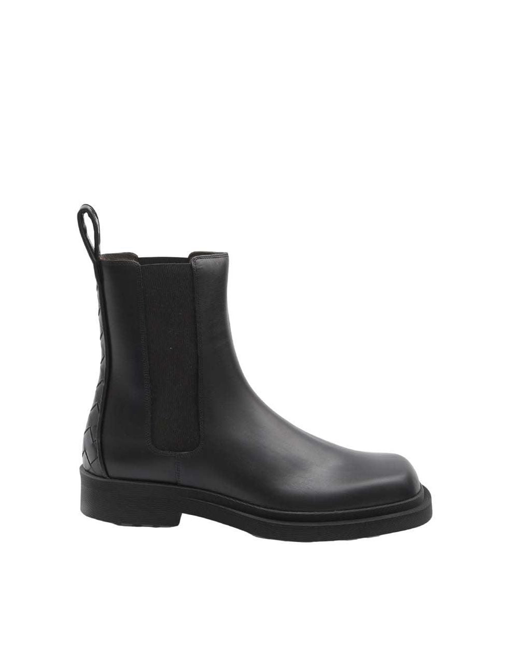 Bottega Veneta Black Ben Chelsea Boots for men