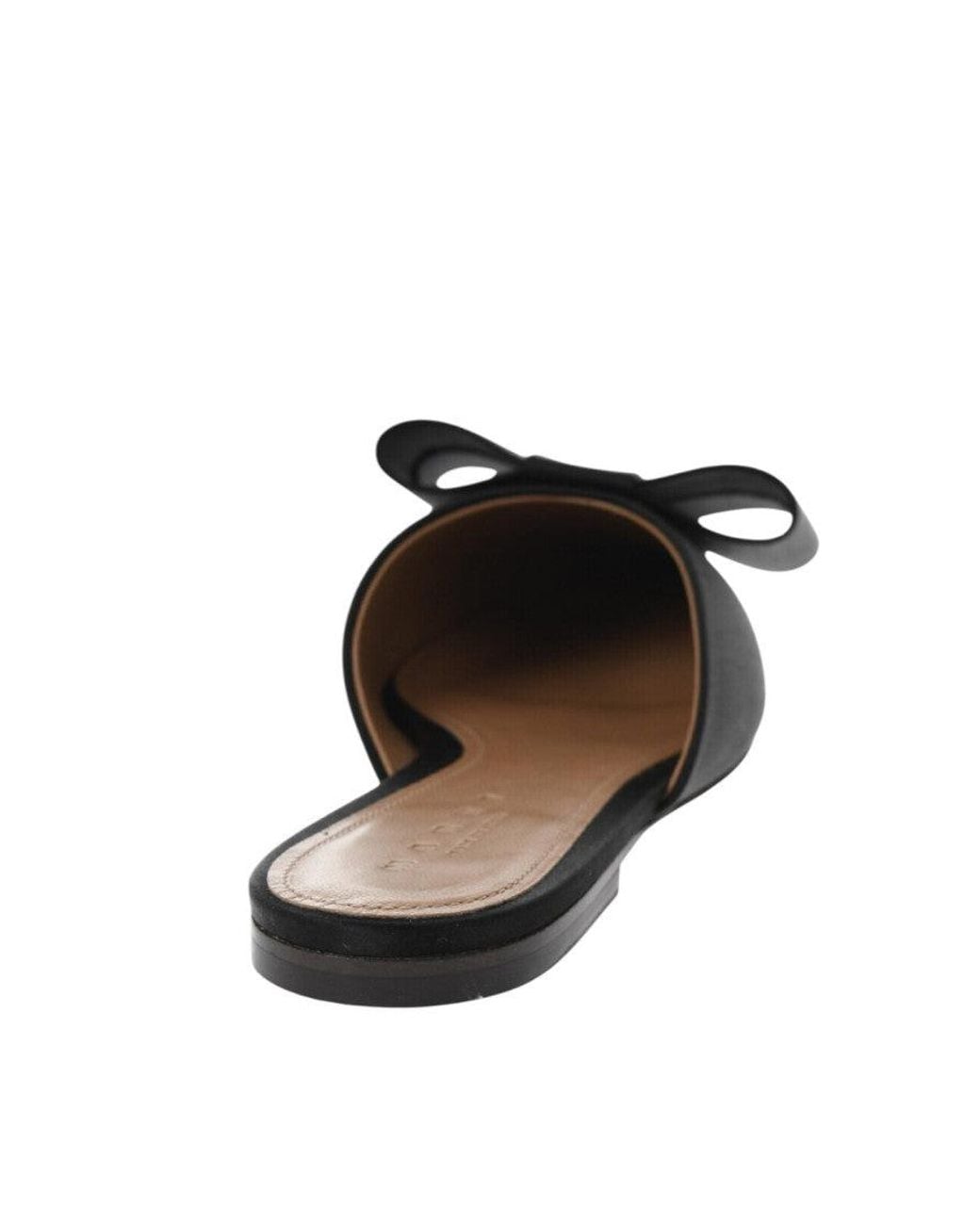Marni Black Maxi Bow Mules