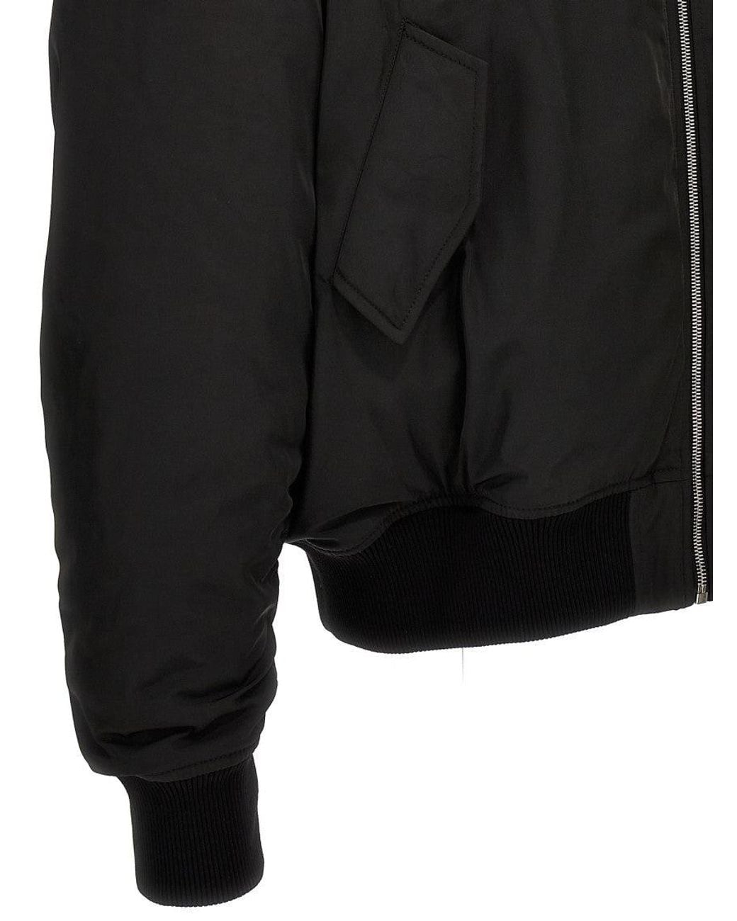 1989 STUDIO Black Solid Bomber Jackets for men
