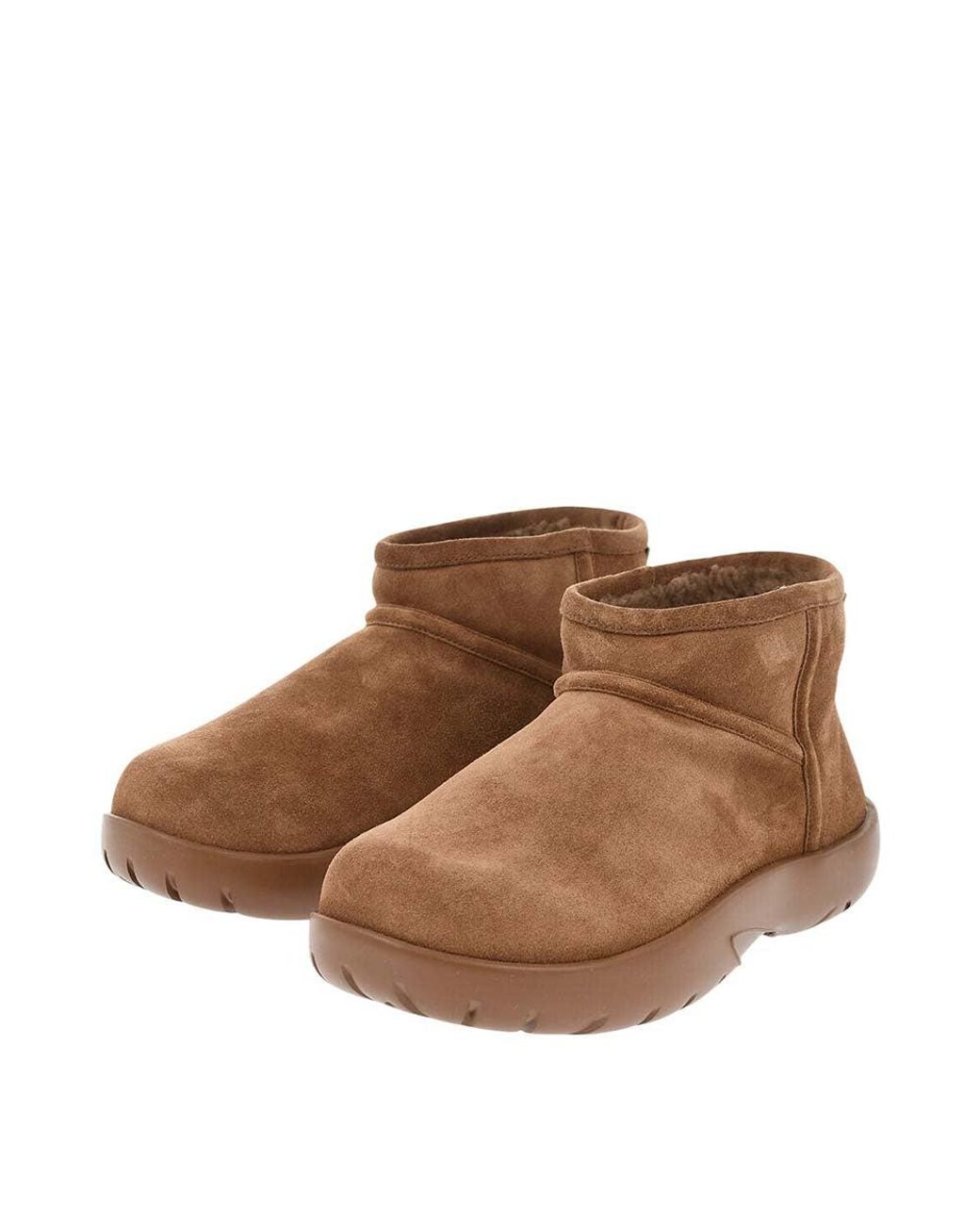 Bottega Veneta Brown Solid Carryover Boots
