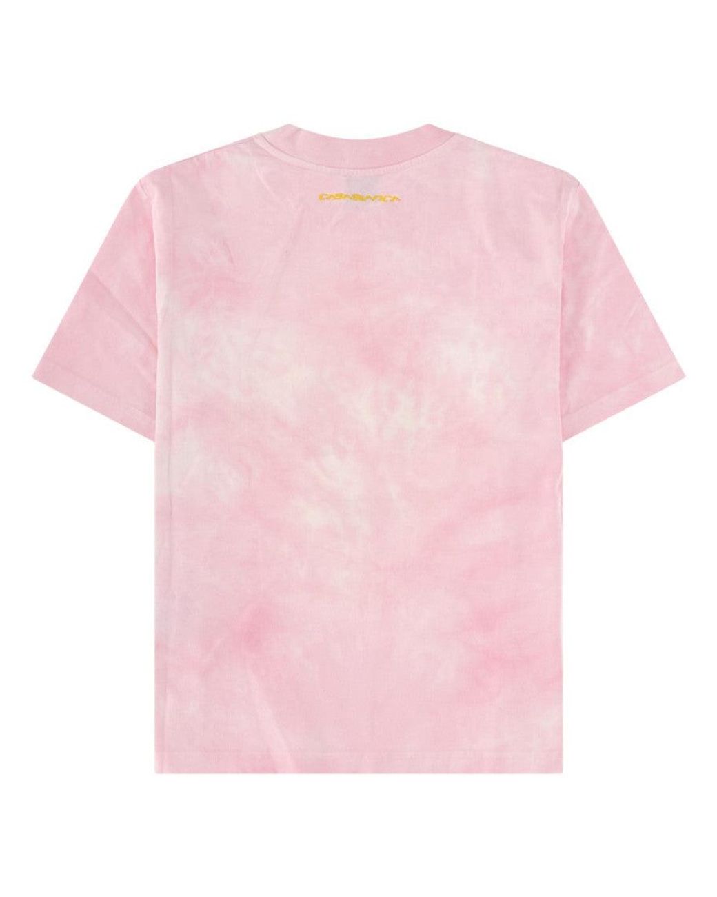 Casablanca Pink T-Shirt Smile Organic Cotton T-Shirts