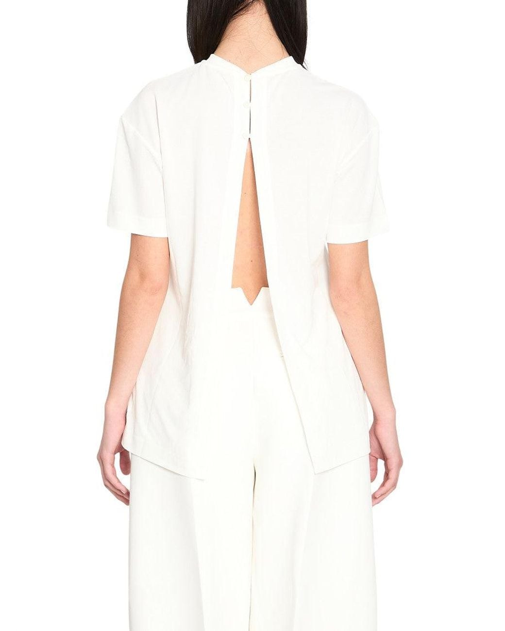 Jacquemus White Crew Neck T-Shirt