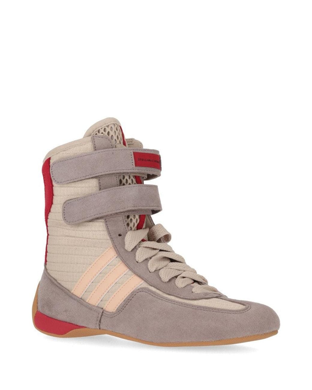 Stella McCartney Brown Multi Color High Top Sneakers