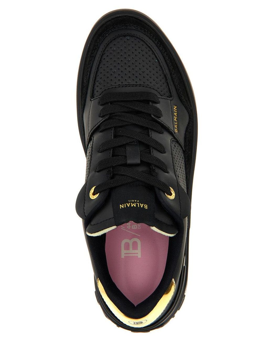 Balmain Black B-Court Flip Sneaker