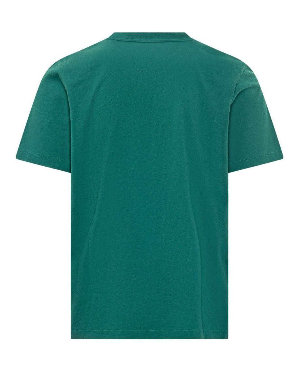 KENZO Green Slim Crew Neck T-Shirt for men