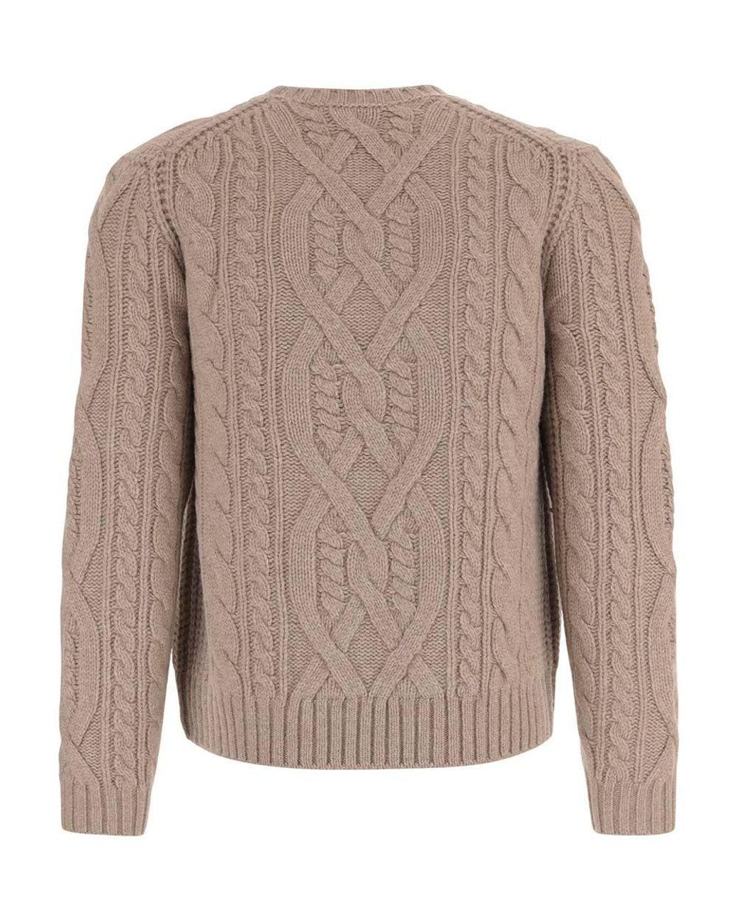 Vince Brown Crew Neck Sweater for men