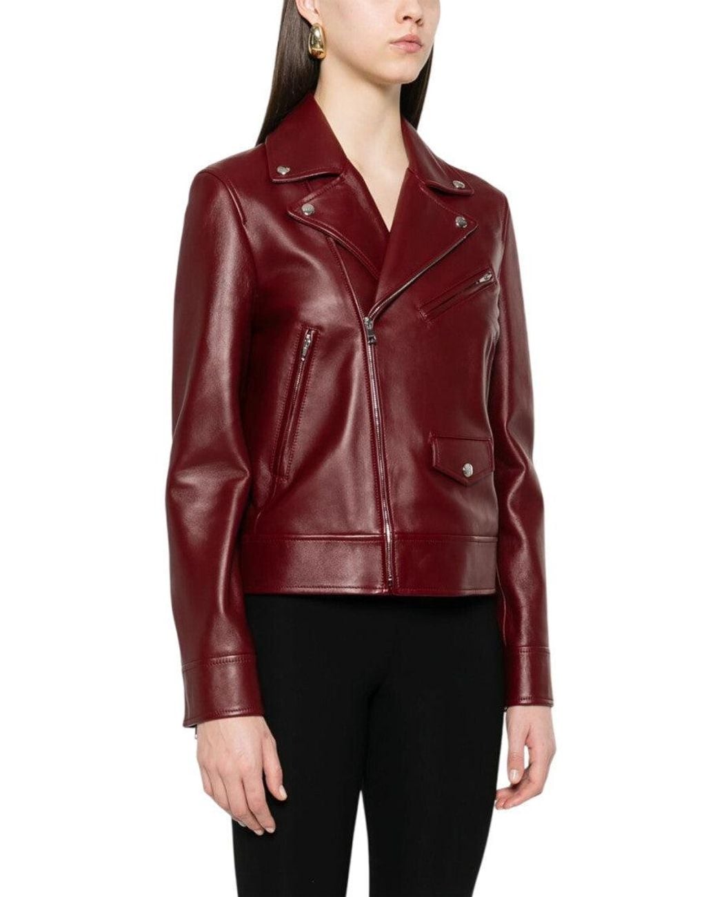 Gucci Red Notched Lapel Jacket