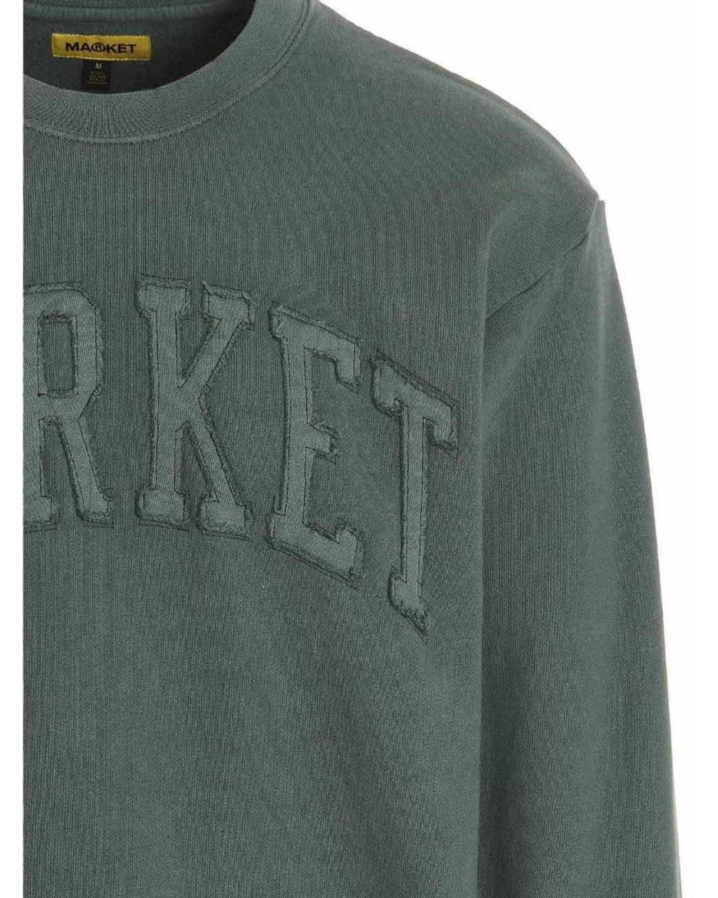 Market Green Crew Neck Sweatshirt for men