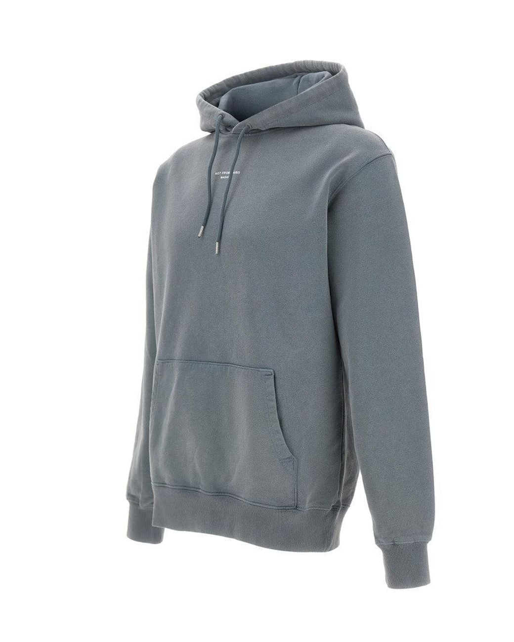 Drole de Monsieur Gray Logo Relaxed Hoodie for men
