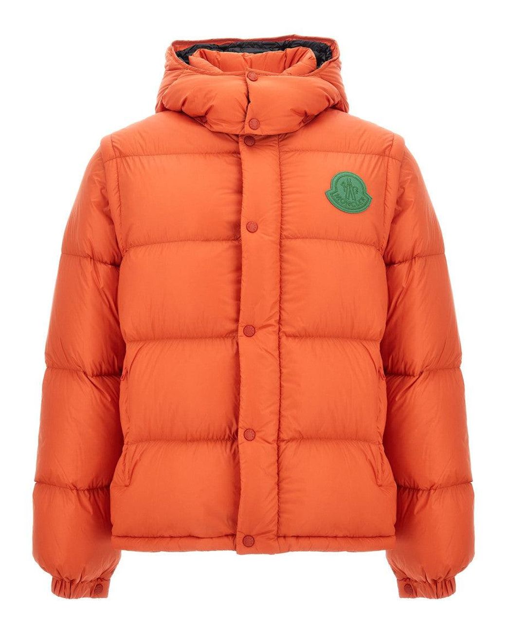 Moncler Orange Jacket Cyclone for men