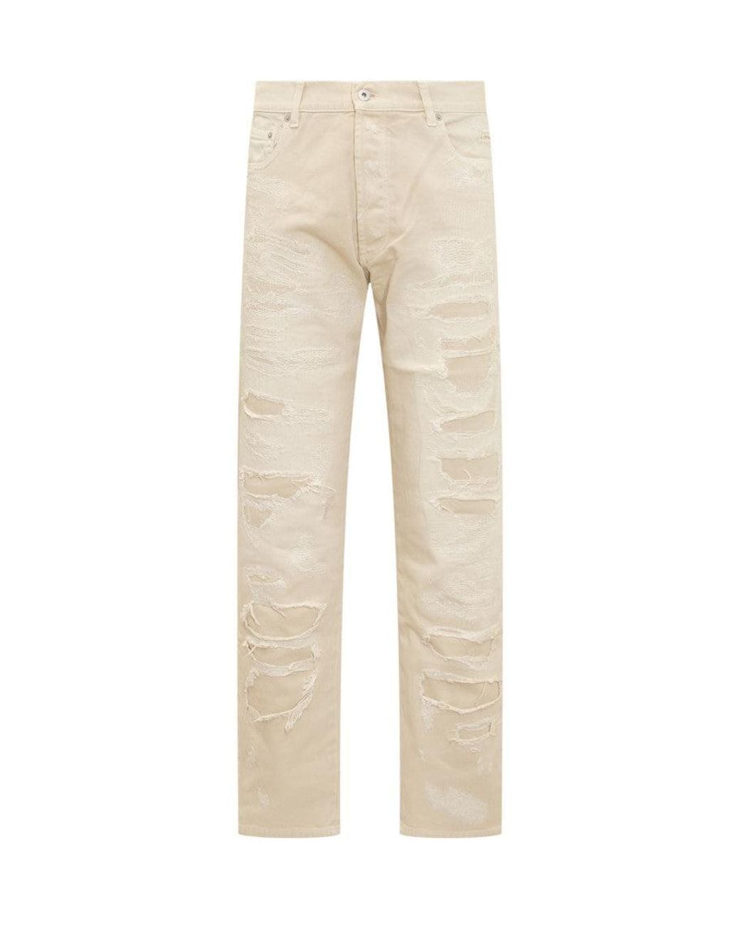 Heron Preston Natural Straight Jeans for men