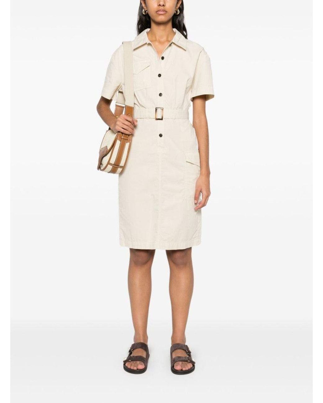 Woolrich Natural Cotton Shirt Dress