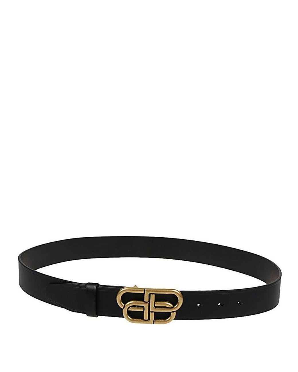 Balenciaga Black Bb Large Belt for men