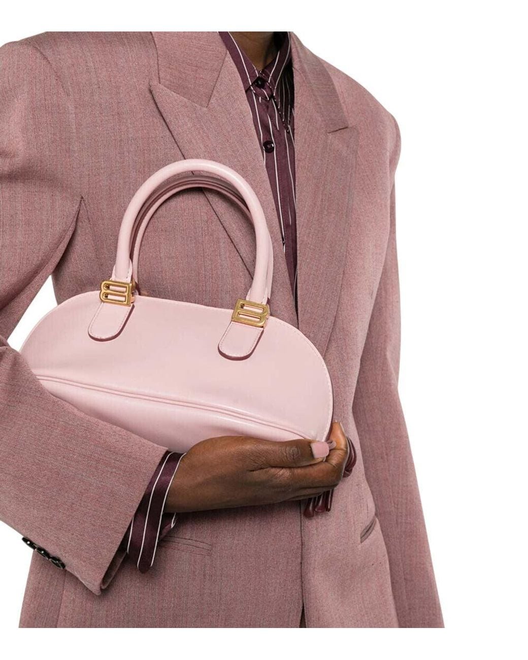 Balenciaga Pink Bolero Mini Duffle Bag